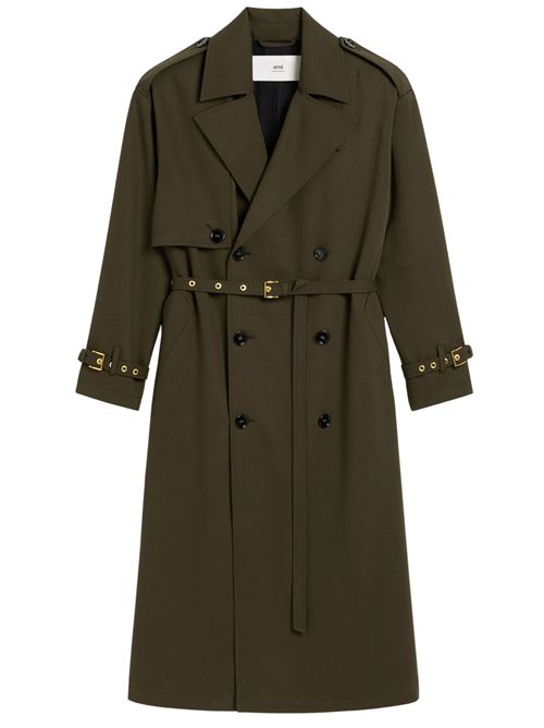 Trench doppiopetto AMI PARIS | FJK606WV0067377